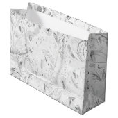 抽象芸術曼荼羅4 ラージペーパーバッグ (正面アングル)