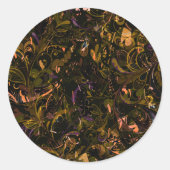 抽象芸術曼荼羅5 ラウンドシール (正面)