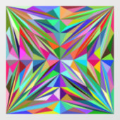 抽象芸術曼荼羅 ウィンドウサイン (シート)