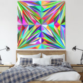 抽象芸術曼荼羅 キャンバスプリント (インサイチュ (寝室))