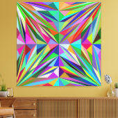 抽象芸術曼荼羅 キャンバスプリント (インサイチュ (リビング))