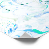 抽象芸術曼荼羅 ポスター (角)