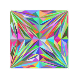 抽象芸術曼荼羅 メタルプリント