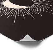 抽象芸術月食 ポスター (角)