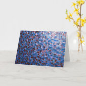 抽象芸術月 カード (黄色い花)