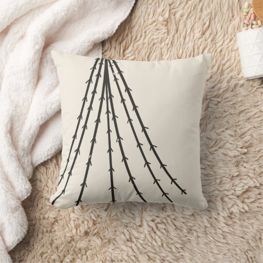 抽象芸術月 クッション (ブランケット)