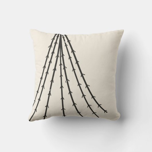 抽象芸術月 クッション (裏面)