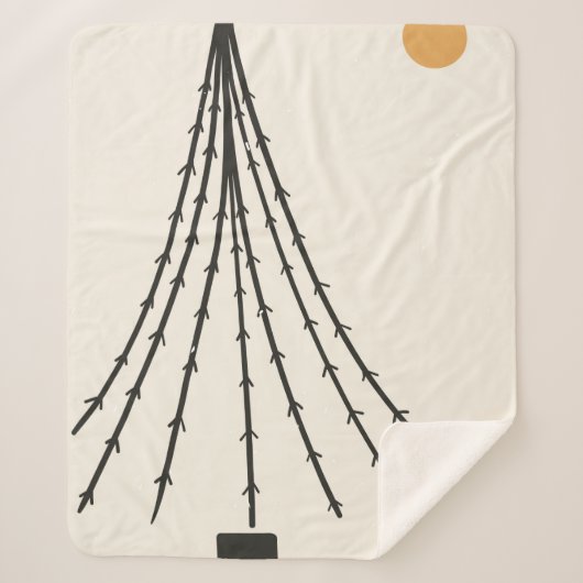 抽象芸術月 シェルパブランケット (正面)