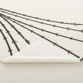 抽象芸術月 シェルパブランケット (3/4)