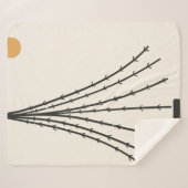 抽象芸術月 シェルパブランケット (正面(横))