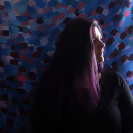 抽象芸術月 タペストリー