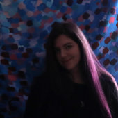 抽象芸術月 タペストリー