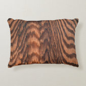 抽象芸術木材デザイン アクセントクッション (正面)