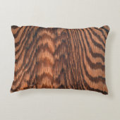抽象芸術木材デザイン アクセントクッション (裏面)