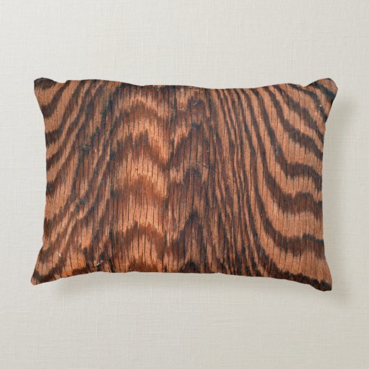 抽象芸術木材デザイン アクセントクッション (裏面)