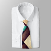 抽象芸術木織 ネクタイ (タイ)