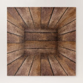 抽象芸術木製立方体 ジグソーパズル (横)