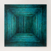 抽象芸術木製立方体 ジグソーパズル (横)