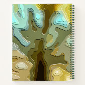 抽象芸術木 ノートブック (裏面)