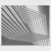 抽象芸術未来の建築背景3D不良 ラッピングペーパー (フラット)