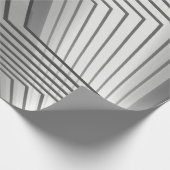 抽象芸術未来の建築背景3D不良 ラッピングペーパー (角)