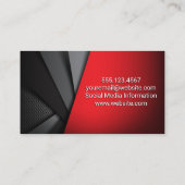 抽象芸術未来型パネル 名刺 (裏面)