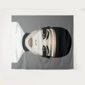 抽象芸術未来的な部族ポートレートアート タペストリー (正面(横))