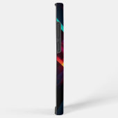 抽象芸術未来的Sci-Fi、幾何カラフル的 Samsung Galaxyケース (右側面)