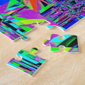 抽象芸術杭パタカラフルーン ジグソーパズル (側面)