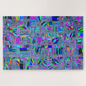 抽象芸術杭パタカラフルーン ジグソーパズル (横)