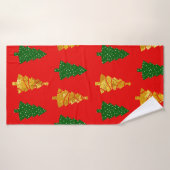 抽象芸術松葉 バスタオル (バスタオル)