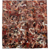 抽象芸術松 シャワーカーテン (正面)