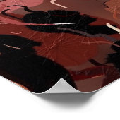 抽象芸術松 ポスター (角)