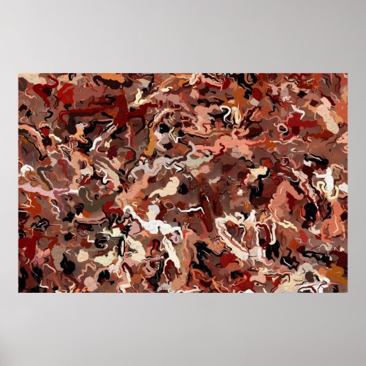 抽象芸術松 ポスター (正面)