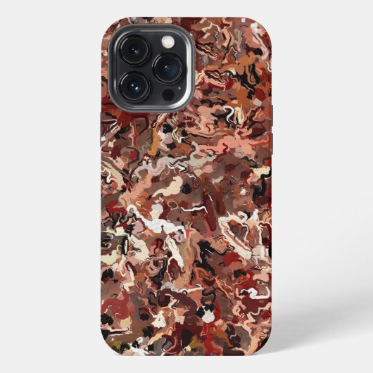 抽象芸術松 iPhoneケース (裏面)