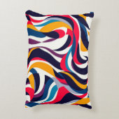抽象芸術枕 アクセントクッション (裏面(縦))