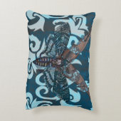 抽象芸術枕 アクセントクッション (裏面(縦))