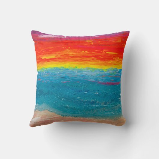 抽象芸術枕 クッション (裏面)