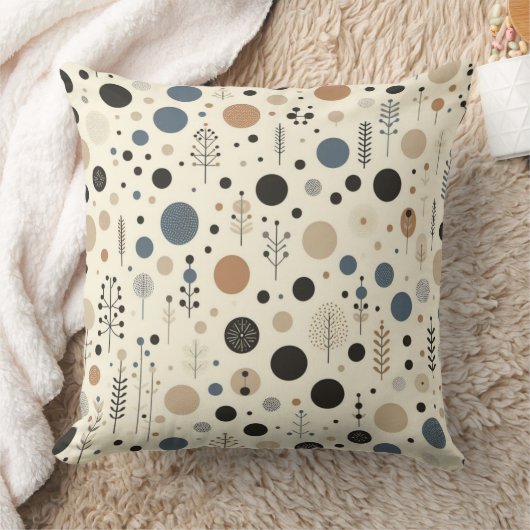 抽象芸術林 クッション (ブランケット)