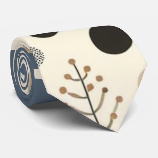 抽象芸術林 ネクタイ (ロール)