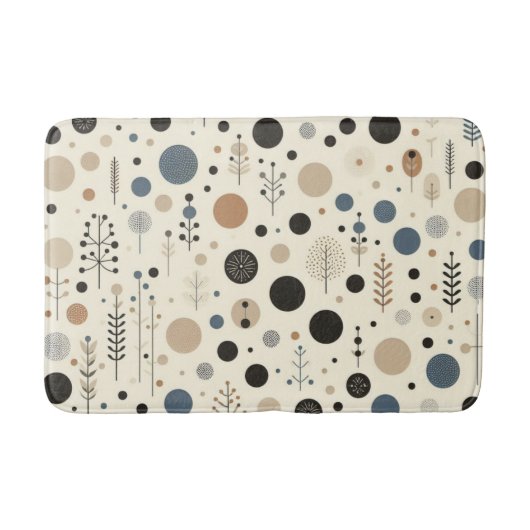 抽象芸術林 バスマット (正面)