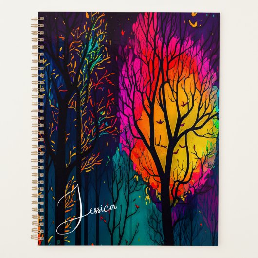 抽象芸術林 プランナー手帳 (正面)