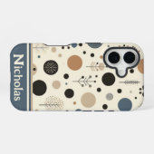 抽象芸術林 iPhone 16ケース (裏面横)