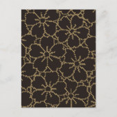 抽象芸術桜日本のフローラ着物 ポストカード (正面)