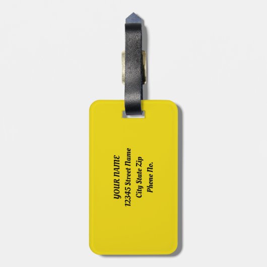 抽象芸術桜春さくらんぼブロッサムフローラ ラゲッジタグ (裏面縦)