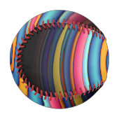 抽象芸術棒つきキャンデー 野球ボール (正面左)