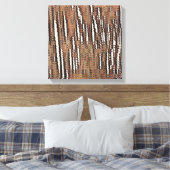 抽象芸術森林赤 キャンバスプリント (インサイチュ (寝室))