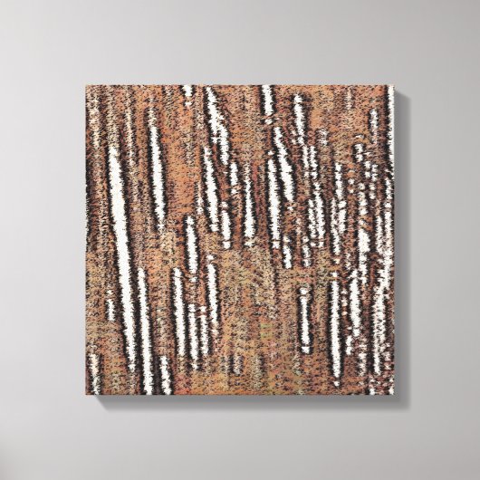 抽象芸術森林赤 キャンバスプリント (正面)