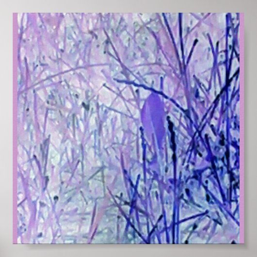 抽象芸術植物ポスター ポスター (正面)