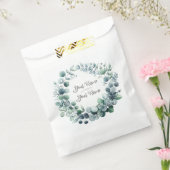 抽象芸術植物ユーカリ フェイバーバッグ (封をした状態)